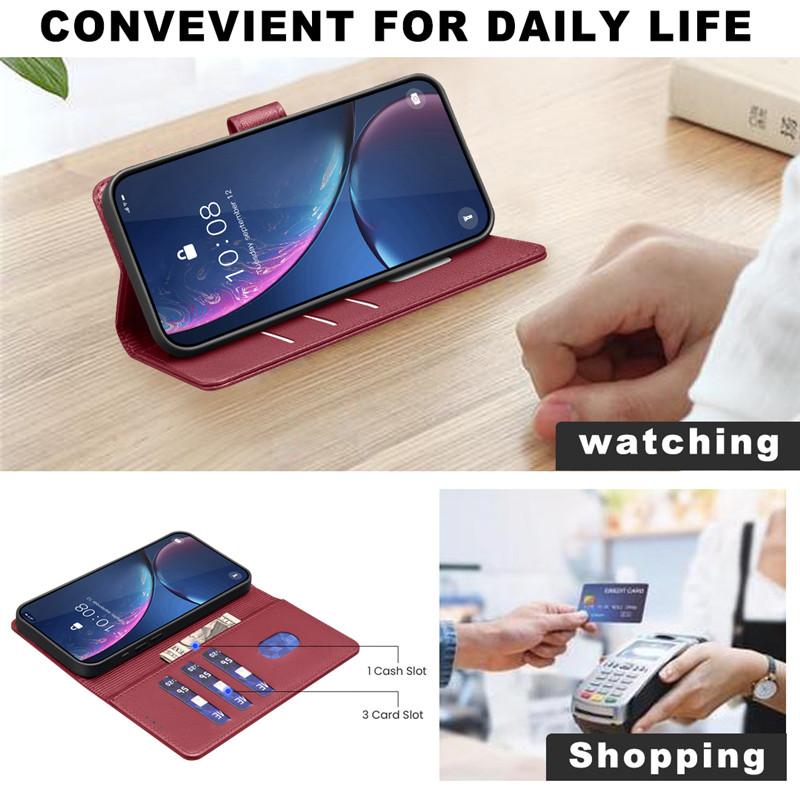 Wallet Flip Anti-theft Case For Samsung Galaxy A17 A07 A56 A36 A26 A06 A16 A15 A14 A24 A34 A54 A55 A35 A25 A15 5G A05 A05s Cover