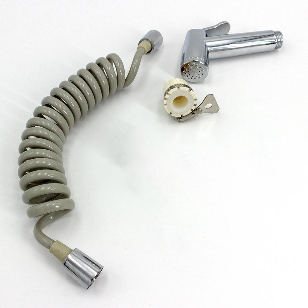 Chrome ABS Handheld Bidet Shower Head Modern Design Health Faucet Shattaf for Travel Muslims
