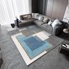 Modern Geometric Area Rug Black Gray and Gold Non-Slip Washable Carpet for Living Room, Bedroom, Home Decor