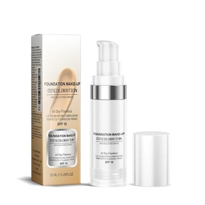 Flawless Colour Changing Foundation 30ML – Moisturizing & Long-Lasting Liquid Foundation with SPF 15, FNatural Skin Tone Makeup for Face