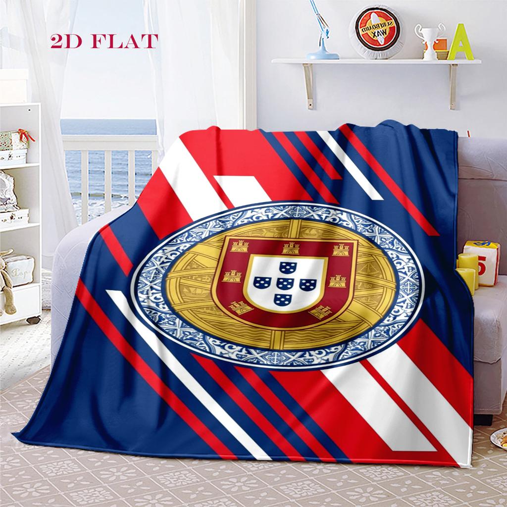 Royal Heraldry Regal Symbols blanket Suitable for all seasons Soft and comfortable Machine washable Office rest blanket Air conditioning blanket