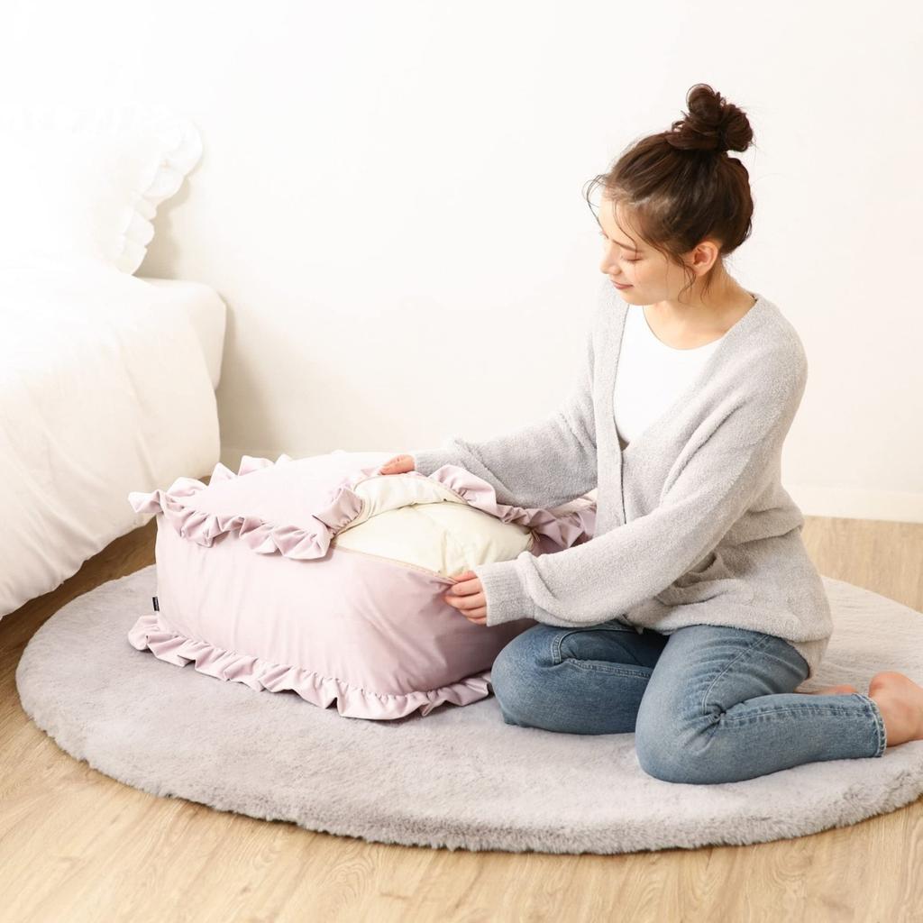 Francfranc Kissen Futon Aufbewahrungstasche, Rosa