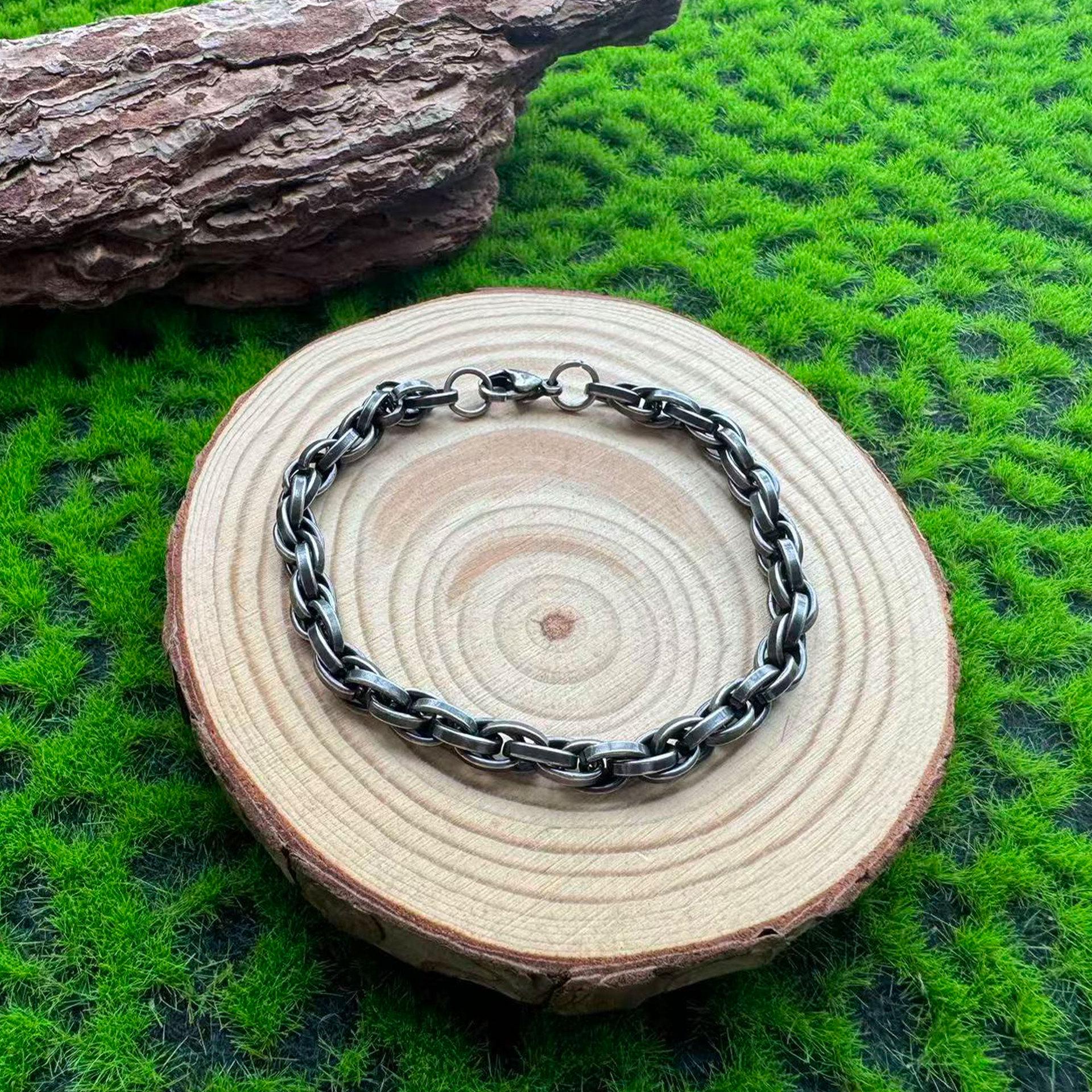 Viking Style Retro Cable Knit Bracelet - Trendy Norwegian Party Jewelry A0878