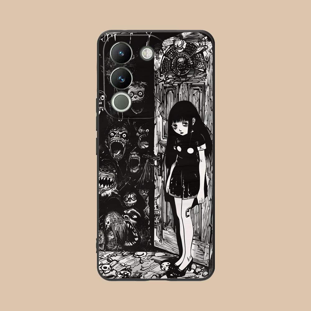 Terror Gothic Art Mobile Phone Case for VIVO V60 V50 V40 V30 V29 V27 V25 V23 Pro Lite 5G Colorful Printing Cover Pretty Cover