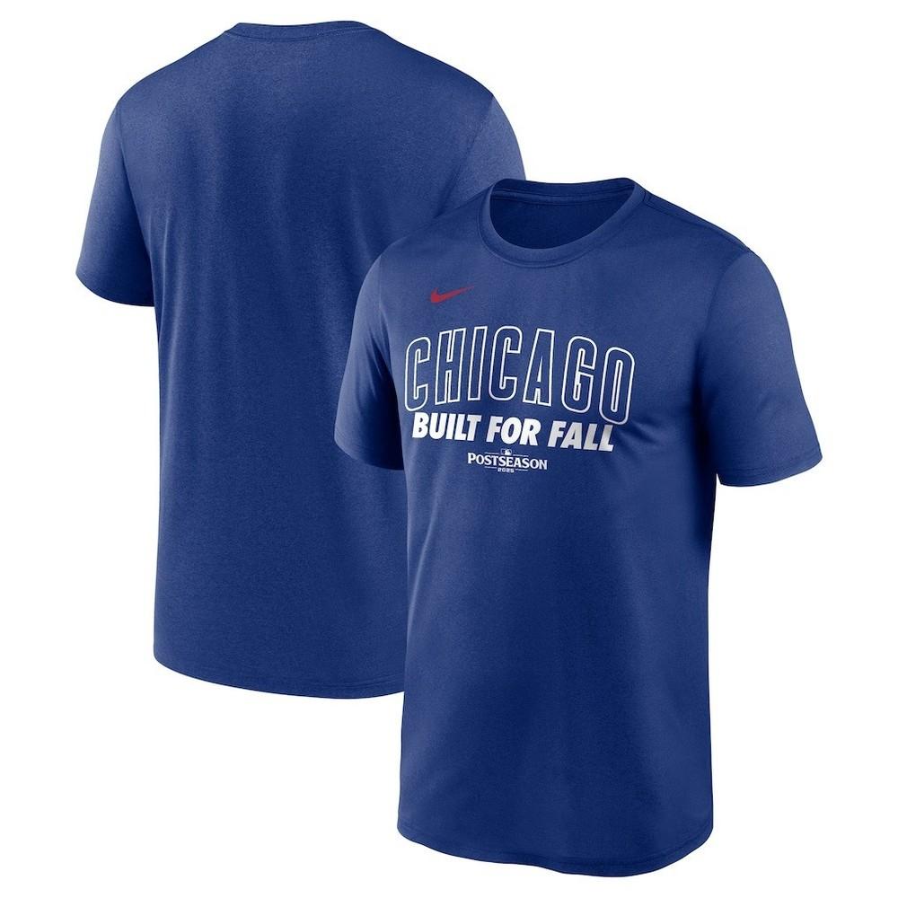 Chicago Cub 2025 MLB Postseason Collection Legend T-Shirt - Royal Reprint Unisex T-Shirt S