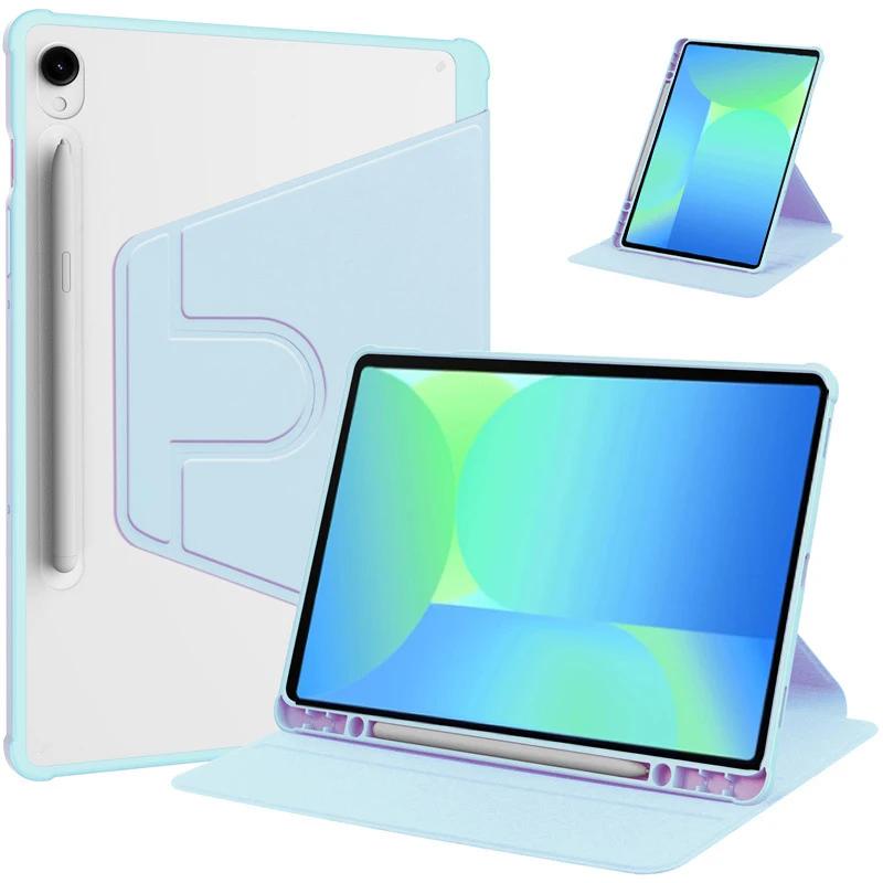 Pour Samsung GalaxyTab S10 FE 10,9 pouces SM-X520 Housse Rotative pour Tab s9 fe 10,9  S9 11 pouces Étui Avec Porte-Crayon Funda Tab S9 11 inch 2023