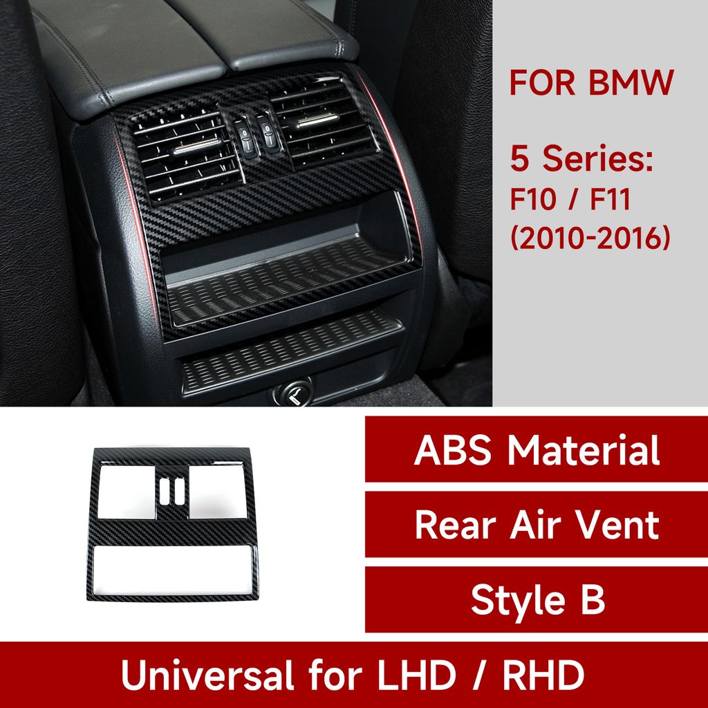 WDV25 For BMW 5 Series F10 F11 (2010-2016) Trim Accessories. Car Center Console Dashboard Gear Shift Panel. Carbon Fiber ABS Sticker.