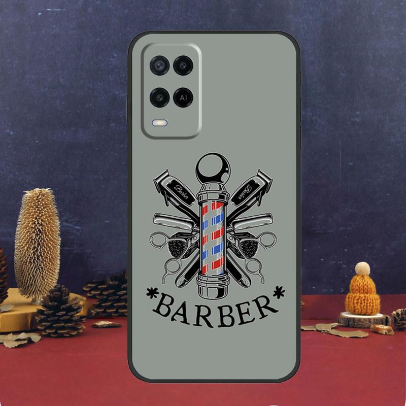 Barber Hair Stylist Case For Oppo A94 A74 A54 A15 A17 A57 A6 A5 Pro A16 A76 A96 A40 A60 A80 A18 A38 A58 A78 A98