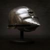 Medieval Pigface Bascinet Helmet with Aventail  Knight Hounskull Helmet