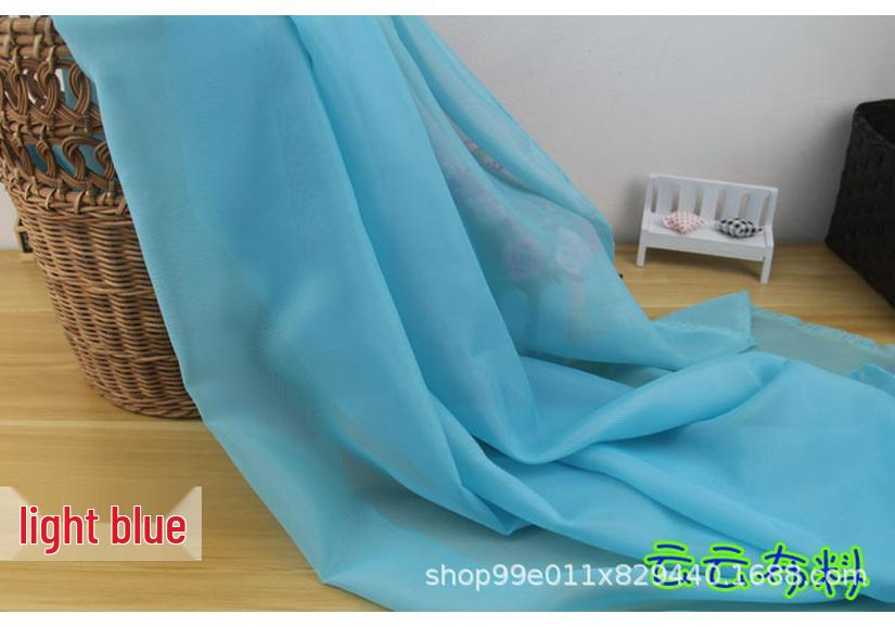 Special Offer Plain Chiffon Gauze Fabric for Clothing, DIY, Lining, Decoration & Wedding