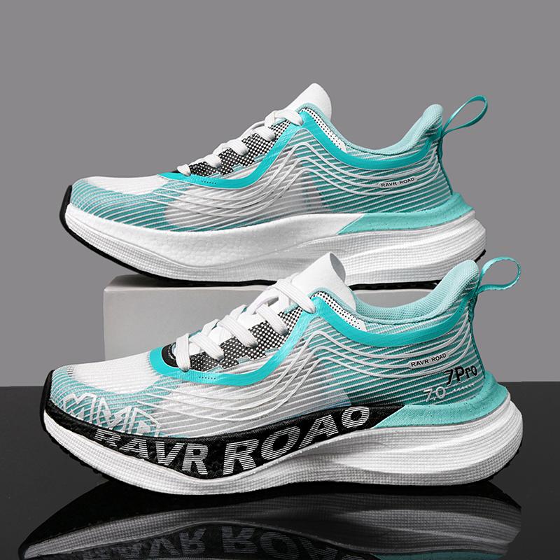 

2024 Новые мужские кроссовки сетчатые дышащие профессиональные спортивные кроссовки с углеродной пластиной противоскользящие амортизирующие тренировочные кроссовки 39 зелёный