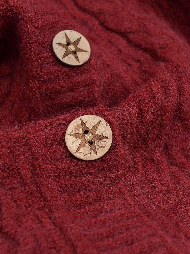 2024 Winter Women's European & American Fashion V-Neck Button Vest