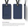 Elago ID2 Pass Case Silicone ID Card Holder Neck Strap Included Employee ID Case Gene Indigo