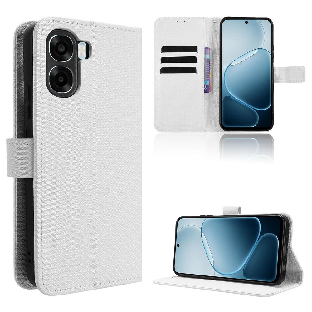Flip-Hüllen für OPPO A6X Lederhülle [Flip Vintage Leder] Stoßfest Langlebig Retro Handyhülle