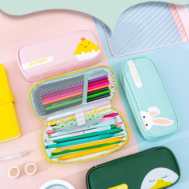 Design Multi function Pencil Case Girls and Boys Kawali 1 Set Students Red Pink Design Multi function Pencil Case Girls and Boys Kawali 1 Set Students Red Pink