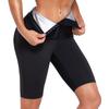 Sauna-Sweatshorts für Damen, hoch tailliert, schlankmachende Shorts, Workout, Shapewear, Taillentrainer, Body Shaper, Oberschenkel, schlankere Hosen