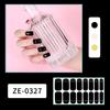16 Strips Nail Polish Sticker Nail Stickers Set for UV Lamp Designer 3D Nails Polish Wraps Fashion Gel Nail Art Stickers
