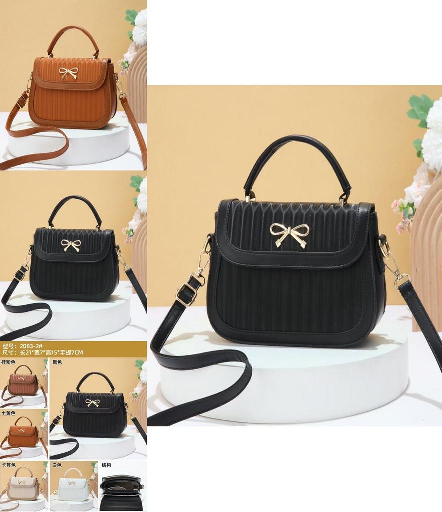 Stylish Striped Patchwork Handbag In Black And Pastel Colors Perfect For Everyday Use