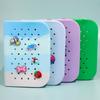 Breathable Holes Silicone Pencil Case Zipper Large Capacity Stationery Storage Bag Portable Waterproof Makeup Organizer Cosmetic
