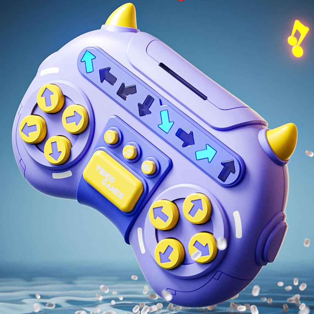 Rhythm Game Machine, Handheld Puzzle Fast Push Press Game, Electronic Music