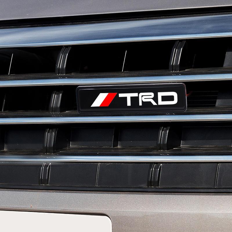 1pcs LED Car Door Welcome Light Car Logo Projector Car Badge for Toyota TRD Camry Highlander Land Cruiser Prado Avalon Reiz Rav4