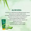 Sunny Herbals Aloe Feuchtigkeitsgel Feuchtigkeit Schnell Einziehend Make-up Freundlich Für Trockene Empfindliche Haut 100 gX Packung mit 2