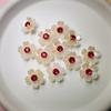 Plastic Rhinestone Flower-Shaped Decorations DIY Hair Accessories Clothing Ornament Handmade Bouquet Flower Heads Material