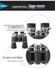 HD 10x50 Dual-Adjustment Binoculars for Outdoor Hiking and Mountaineering