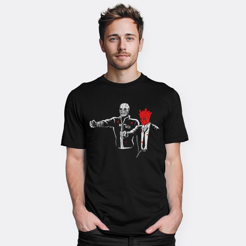 Dorohedoro Shin and Noi x Pulp Fiction T-Shirt, Men's and Women's Sizes (DHD-10935)