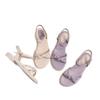 Pearl Sandals Sweet Girl Summer Non-slip Soft Sole Versatile with Skirt One-word Belt Sandals