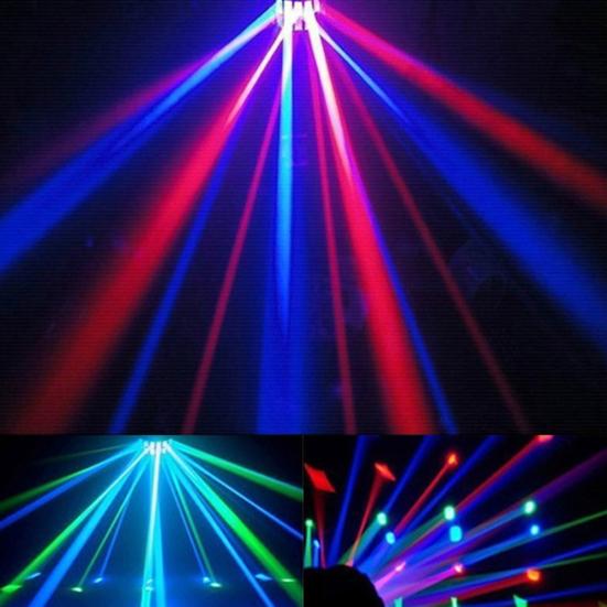 Zvukově aktivované dálkové ovládání Světlo pro pódiové efekty KTV Disco DJ Party LED lampa