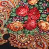 Ethnic Print Tassel Shawl: Large Square Scarf for Women - Autumn/Winter Style