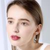 Asymmetrical Ocean Wind Earrings Pearl Shell Starfish Earrings