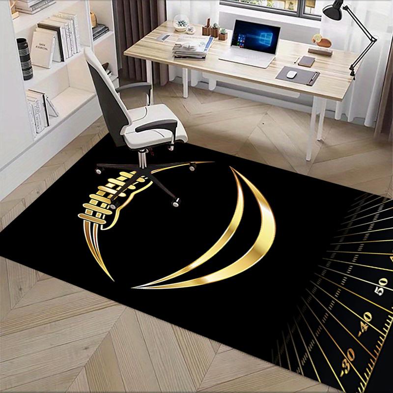 Golden Football Chair Mat Office Carpet for Home Decor, Sofa Rug, Large Size Gift Suitable for Bedroom, Living Room & Various Rooms