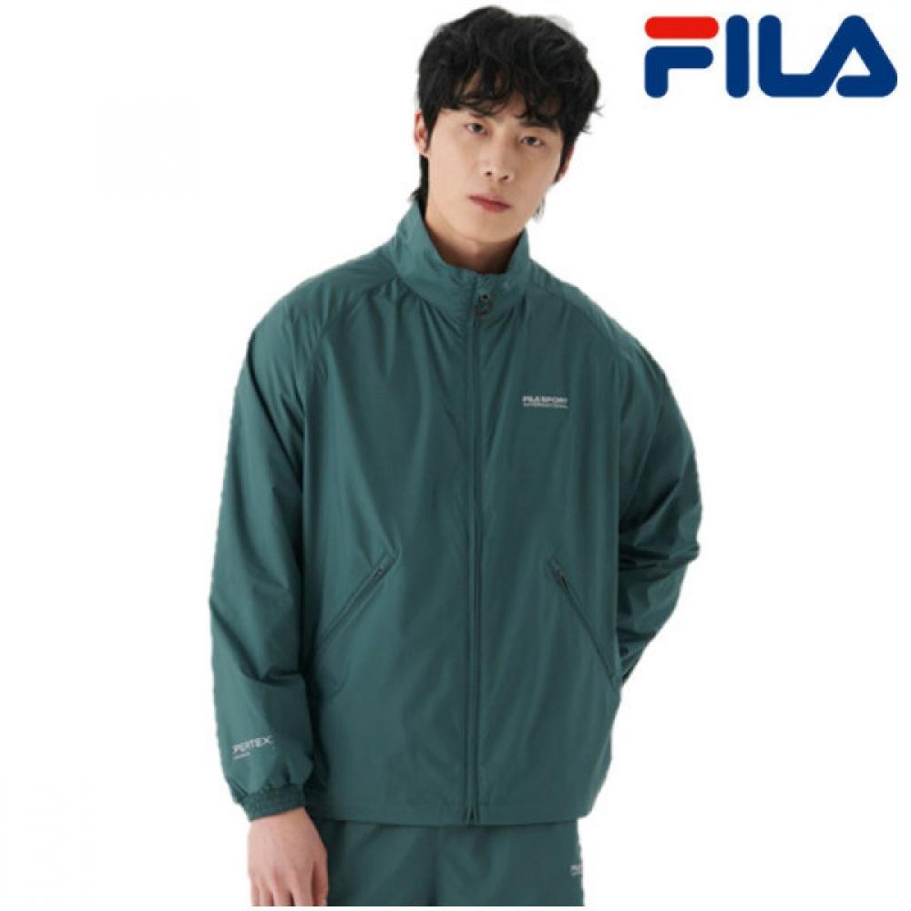 Fila Lightweight Windbreaker Green Fs2jkg2131x Dtl DTL (dactyl)/100(L)
