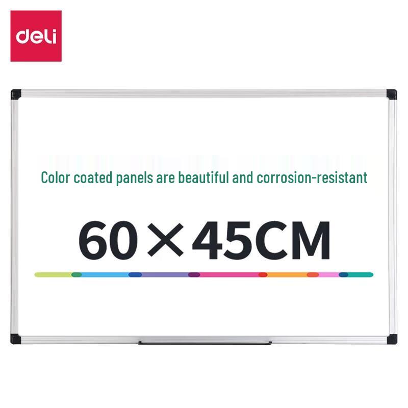 Deli Magnetic Wall-Mounted Whiteboard 45x60cm