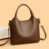 Designer High Quality Soft Leather Large Women 2025 Shoulder Bag Messenger Handbags Shopping Messenger Genuine Brand Women Bags
