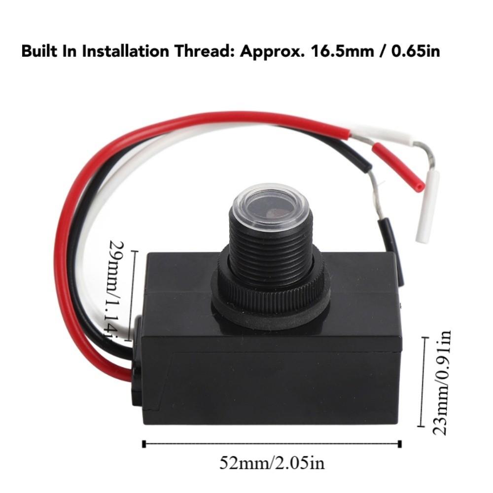 Automatischer Dämmerungs- bis Morgendämmerungssensor Multifunktionaler Fotowiderstand Lichtsensor Glühlampe