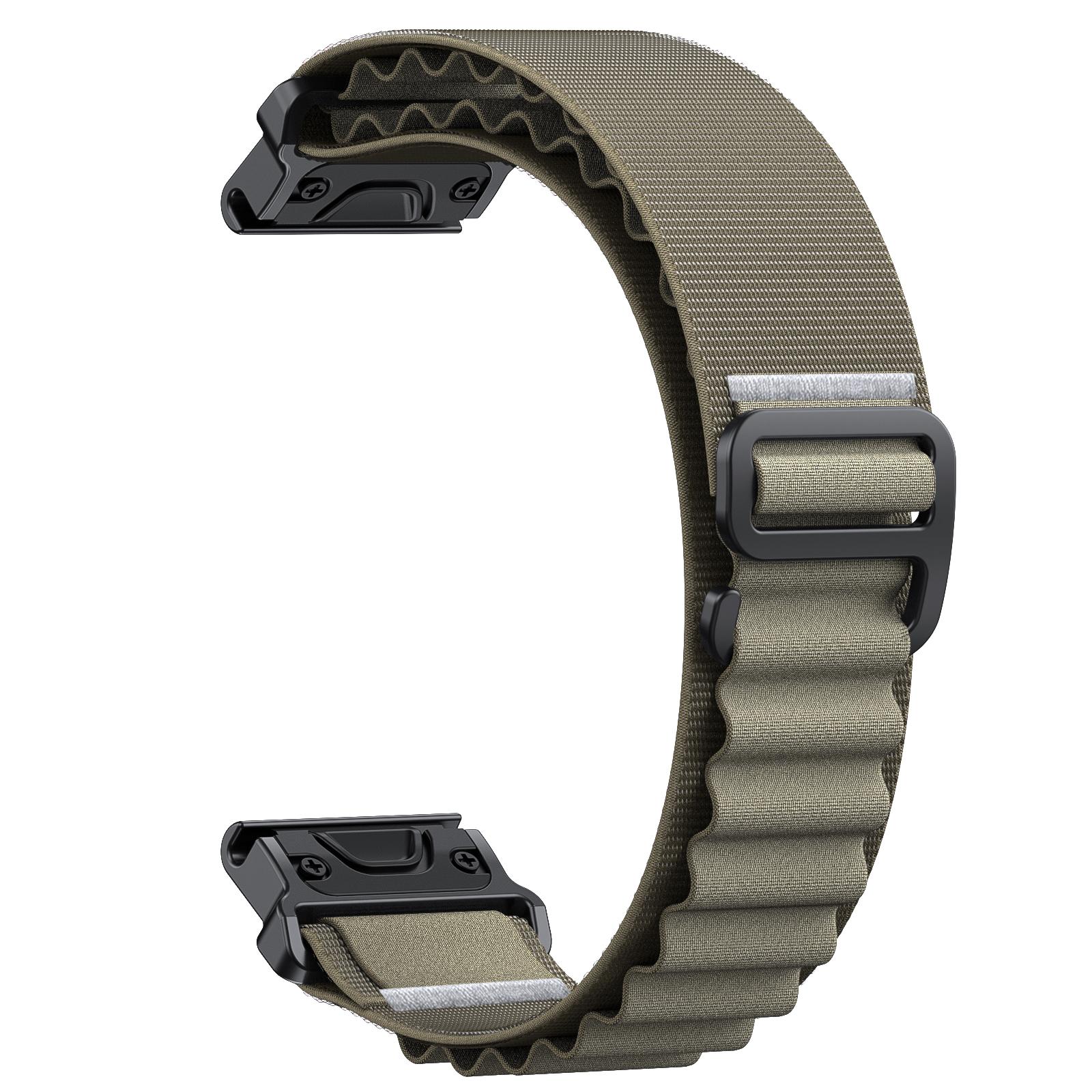 Für Garmin Instinct 2X Solar QuickFit Silikon Uhrenarmband Uhrenband 26mm 22mm Für Garmin Fenix 6X 6 Pro 5X 5 Plus 7X 7 Armband Quick fit 22mm gray