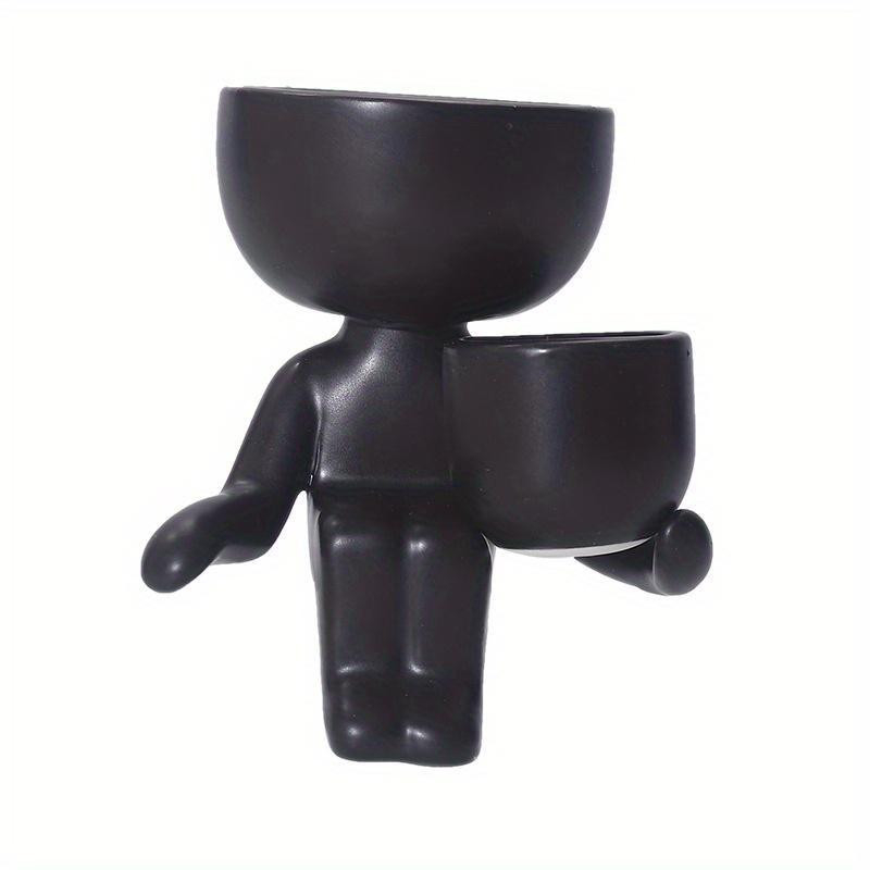 1 PC Kreative Humanoide Keramik Blumentopf Modernes Design Pflanzer Blumentopf Handwerk Vase Home Yard Dekoration Personal Isierte Geschenk