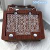 Reusable Wooden Money Storage Bank With Goals Cat Money Saving Box Counter Coin Storage Box For Adults And Children