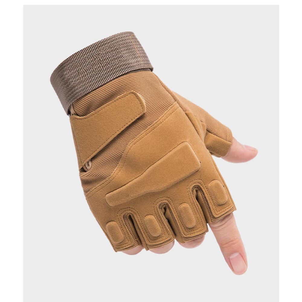 Outdoor Tactical Gloves Men and Women Field Military Fans Mountaineering Sports Motorcycle Riding Shade Fitness Half Finger Gloves