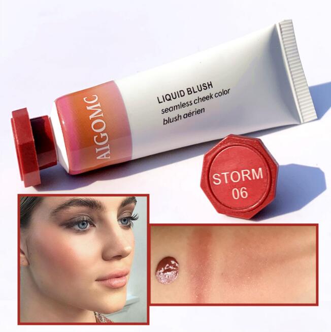 

Liquid Blush Cosmetics Blusher Gel Creamy Rouge Long Lasting Natural Cheek Blush Face Contour Makeup 06