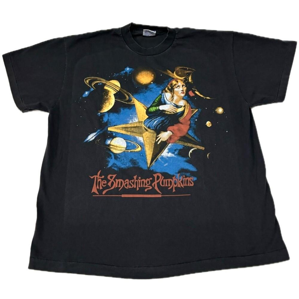 

Vintage SMASHING PUMPKINS ZERO 90s Band Tour Single Stitch Shirt REPRINT 2XL
