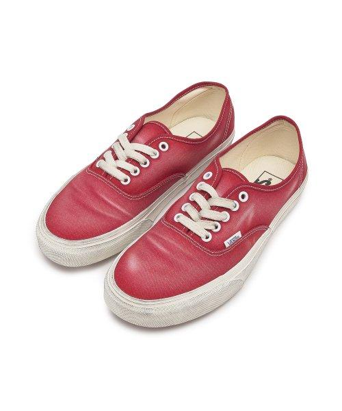 Vans Authentic - (Wave Washed) Red VN000BW5CJH1