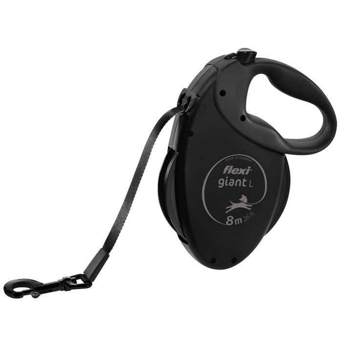 Laisse pour chien - NOBBY PET - Flexi Giant L - Noir - Enrouleur - Plastique