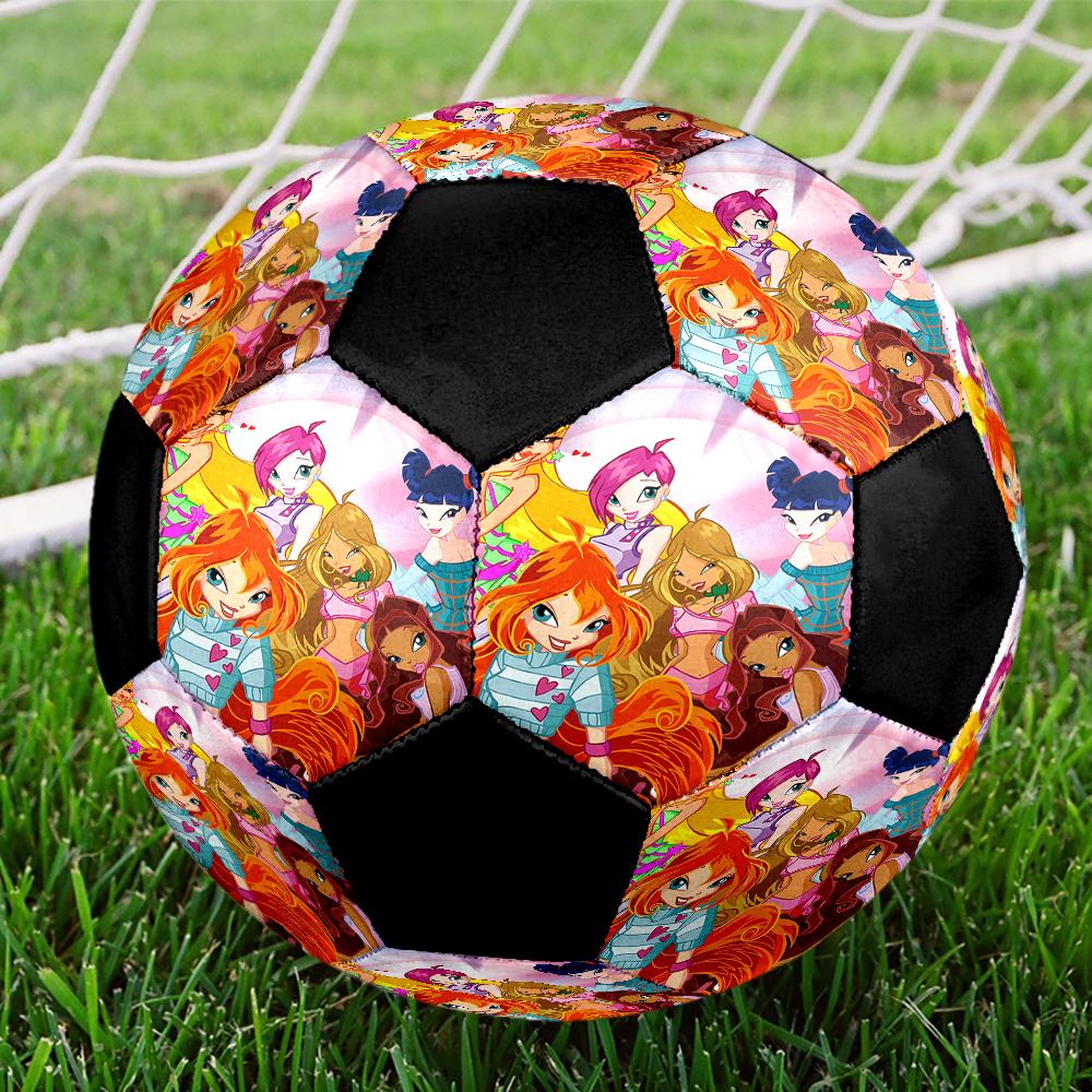 Pallone da Calcio Winx Club Taglia 5, Adatto per Partite Indoor e Outdoor, un Regalo Adatto a Tutti.