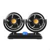 Double Head Truck Dashboard Cooling Fan 24V Van Five Blade Electric Portable Vehicles Car