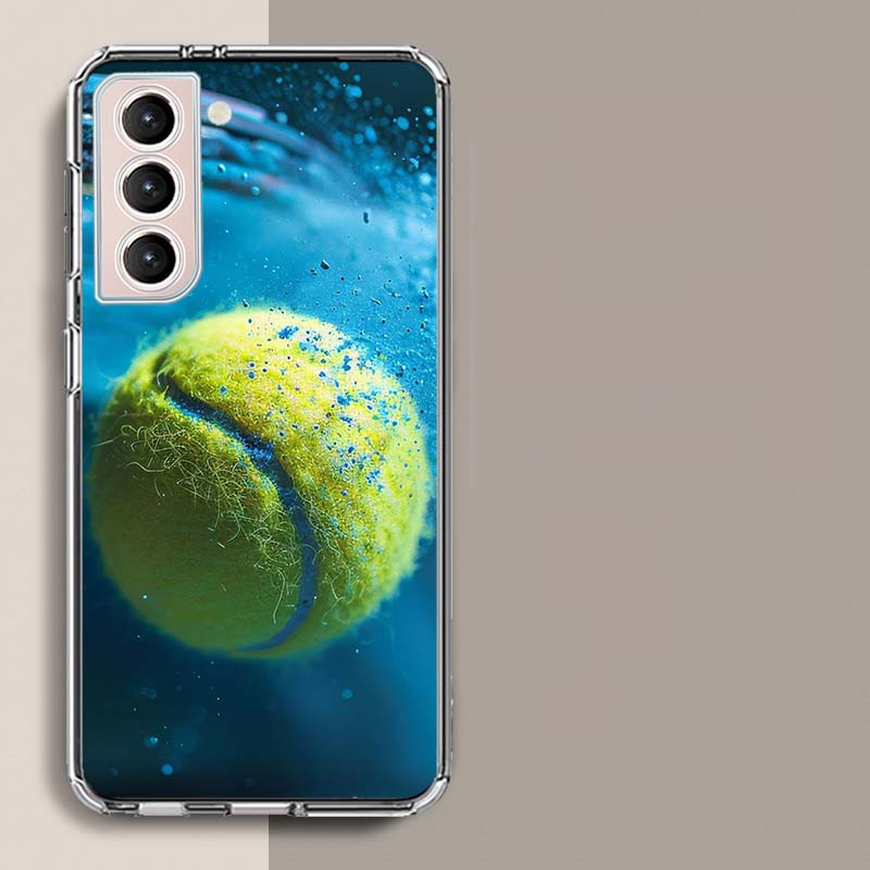 Tennis Racket Tennis Ball Phone Case For Galaxy A14 A24 A34 A54 Samsung A02S A12 A22 A32 A42 A52 A72 A13 A33 A53 5G A03 A03S A23