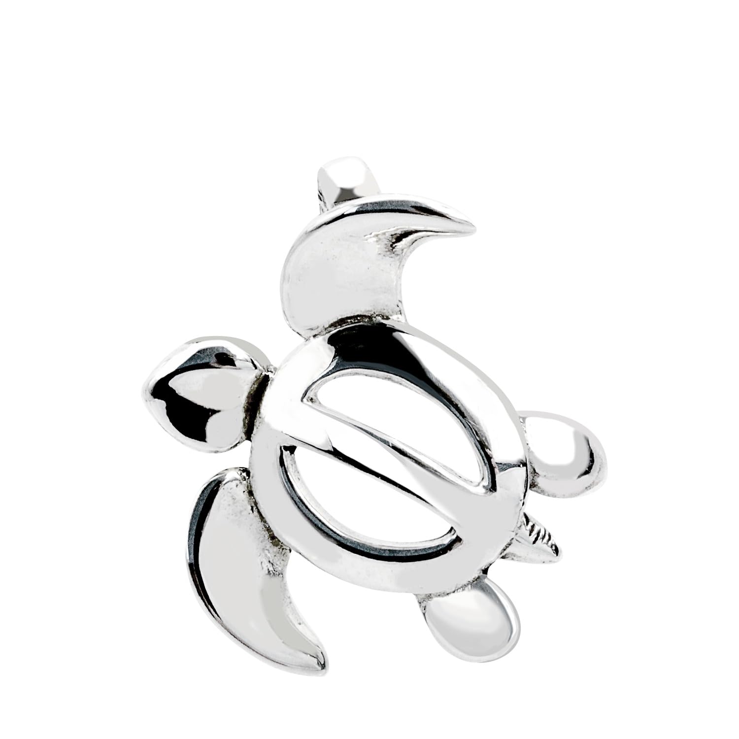 

[Sears] Подвеска, Мужская и Женская, Стерлинговое Серебро 925, Гавайская Черепаха Хоньу (Морская черепаха) дизайн, sp01-0012